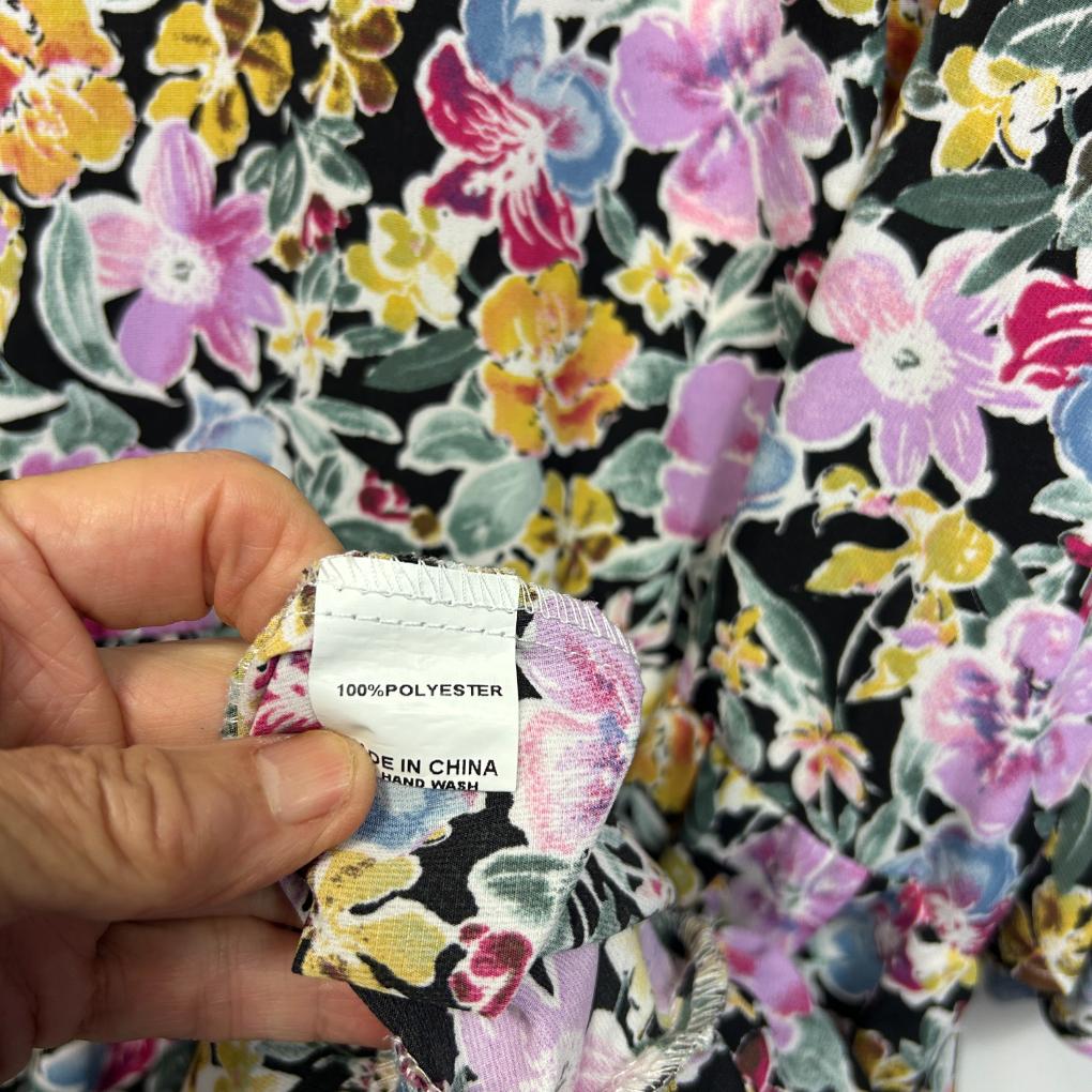 Orange Sherbet Multicoloured Floral Dress - Size 20
