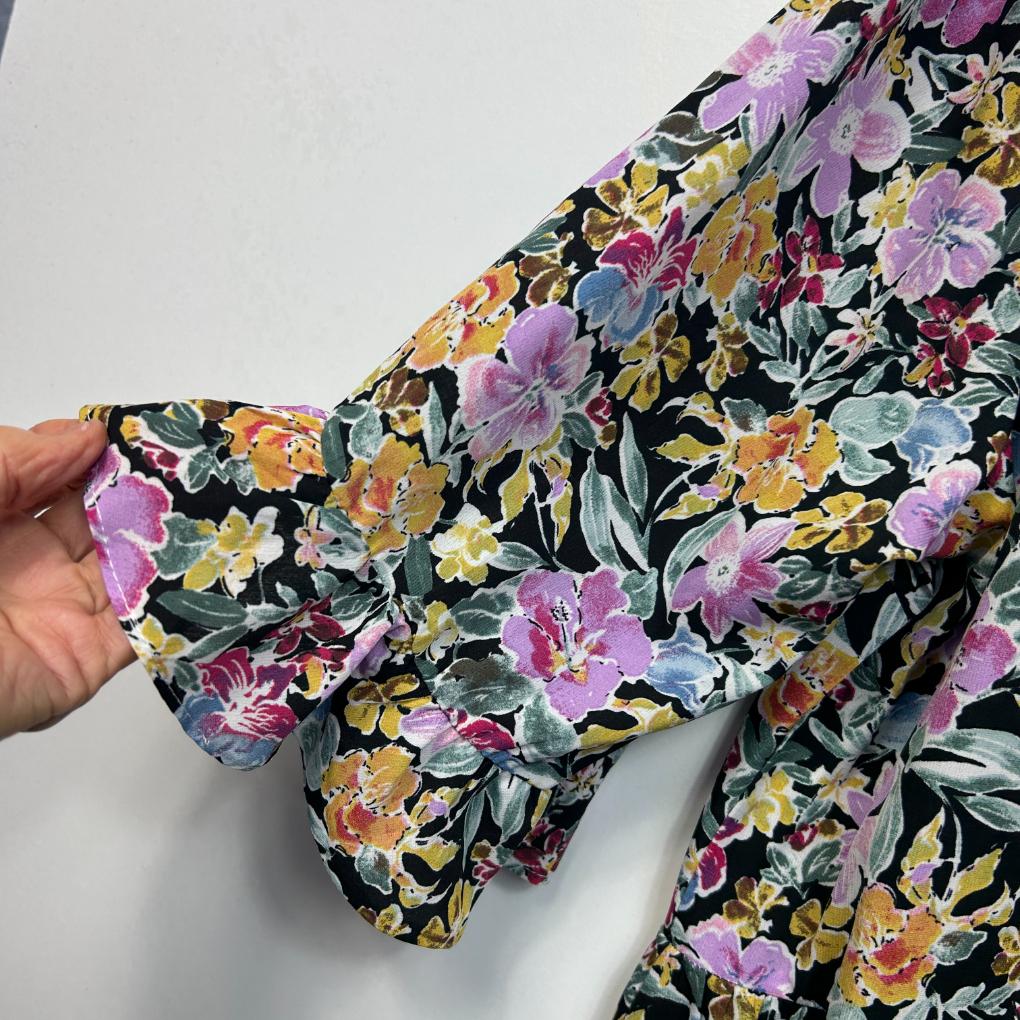 Orange Sherbet Multicoloured Floral Dress - Size 20
