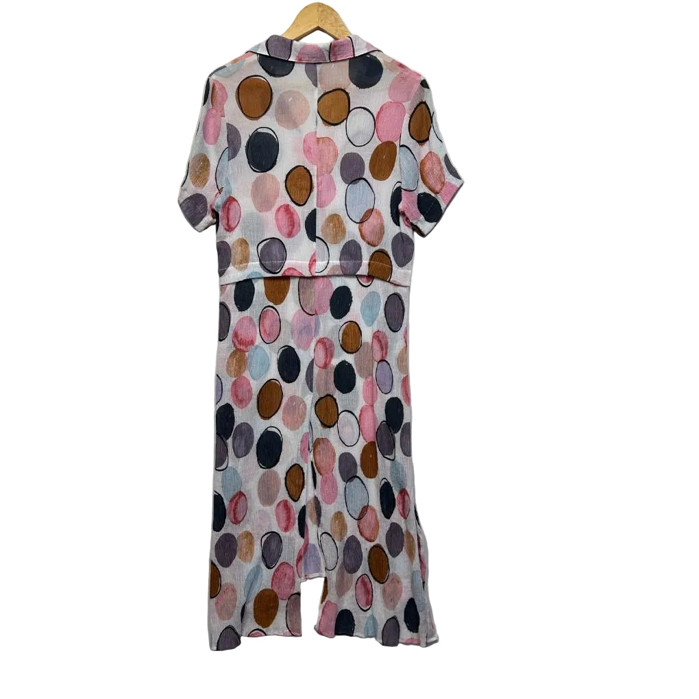 Taking Shape Multicoloured Dress - Size 14