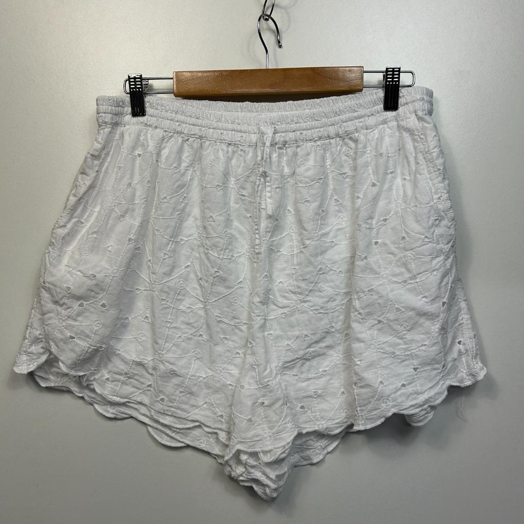 Target White Cotton Broderie Set Top - Size 16