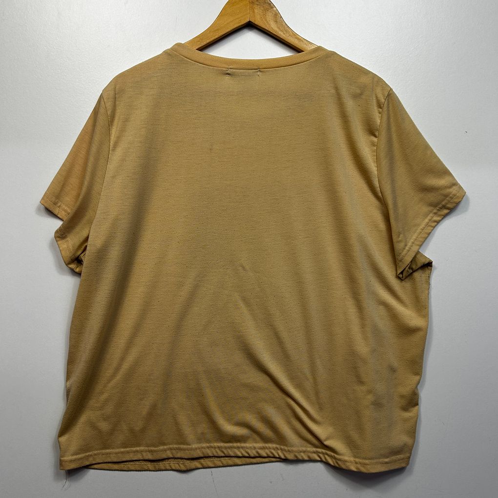Shein Tan Mushroom Tshirt - Size 3XL