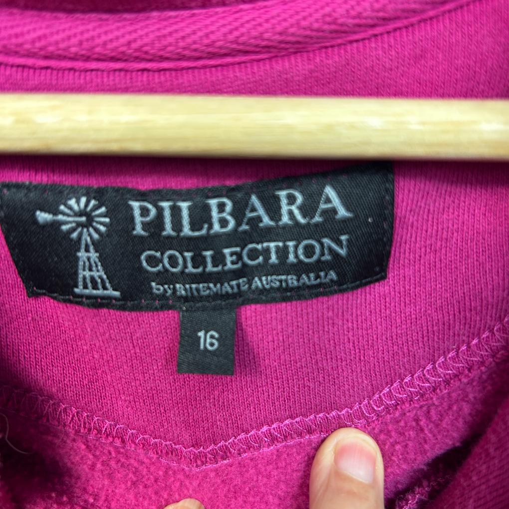 Pilbara Magenta Cotton Jumper - Size 18 (fault)