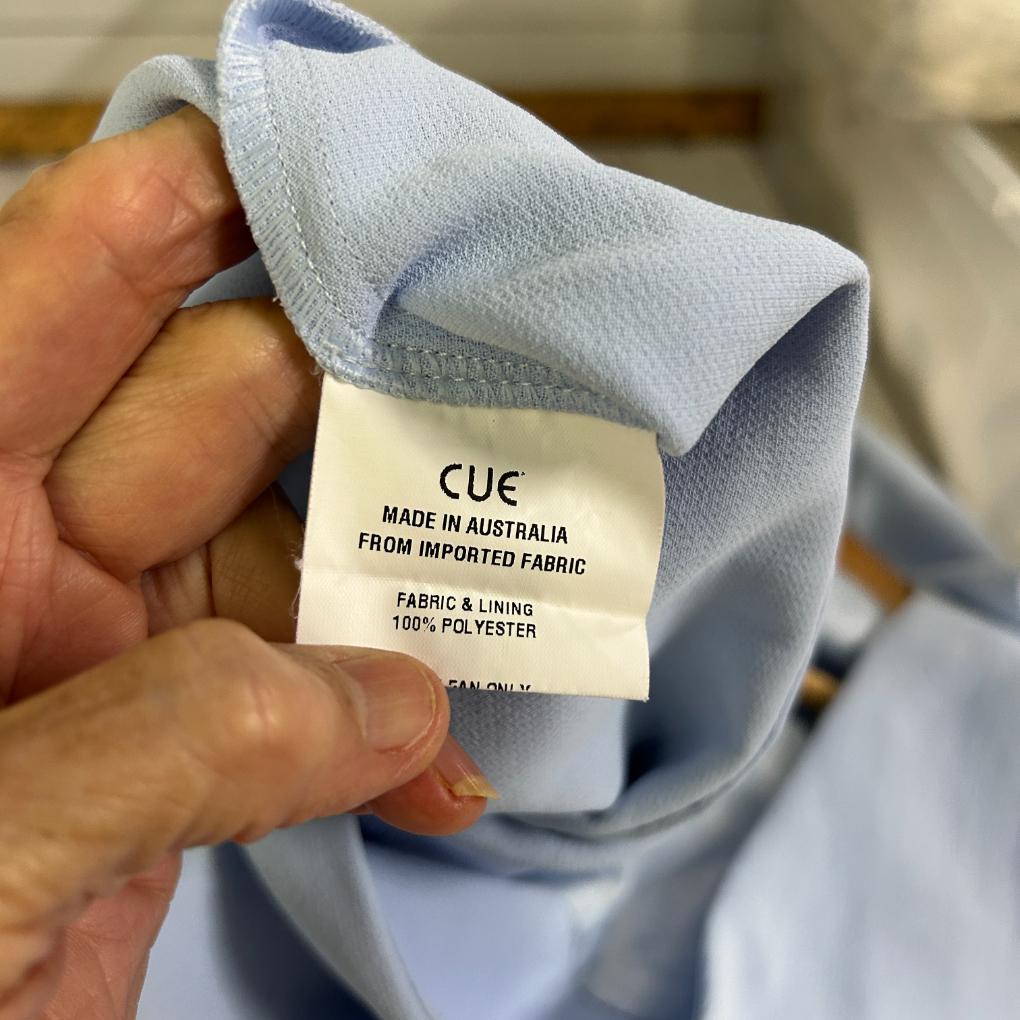 CUE Light Blue Jumpsuit - Size 14