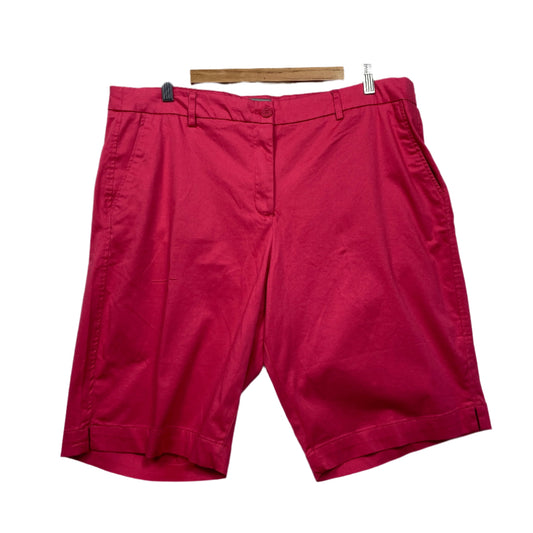 Suzanne Grae Shorts Size 18 Pink Pockets Zip Fly