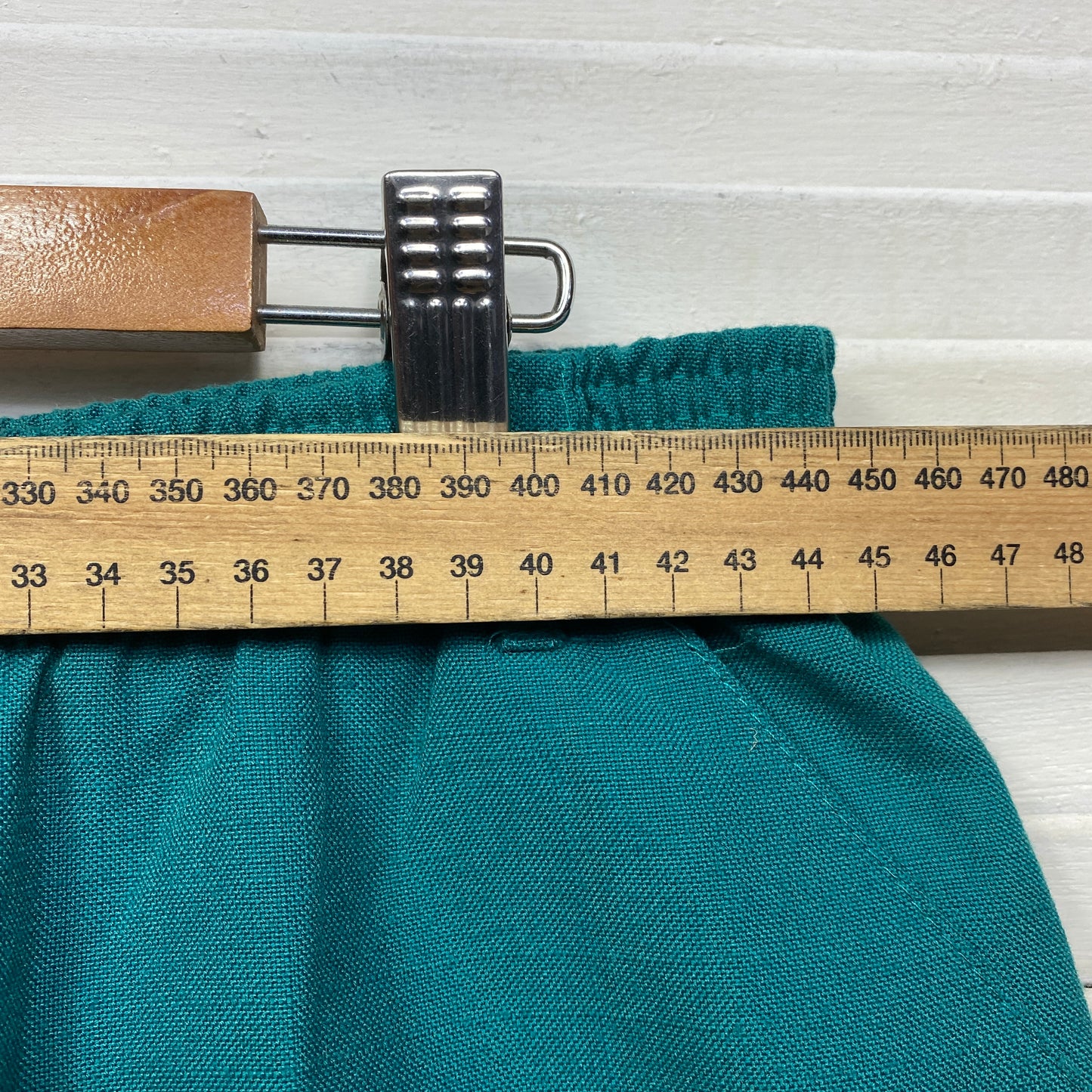 Millers Pants Size 18 Plus Green Teal Elastic Waist Pockets