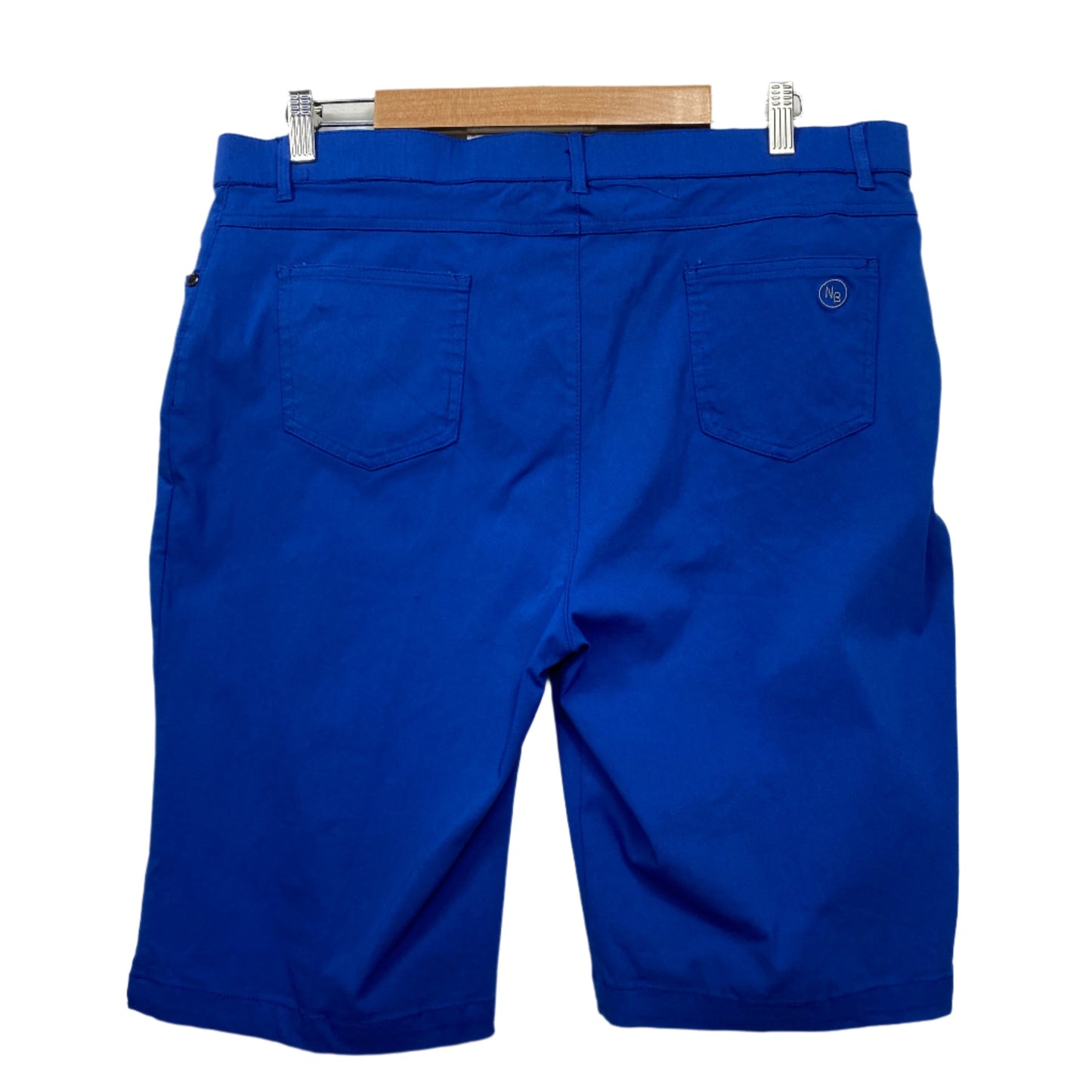 Noni B Shorts Size 18 Blue Pull On Pockets