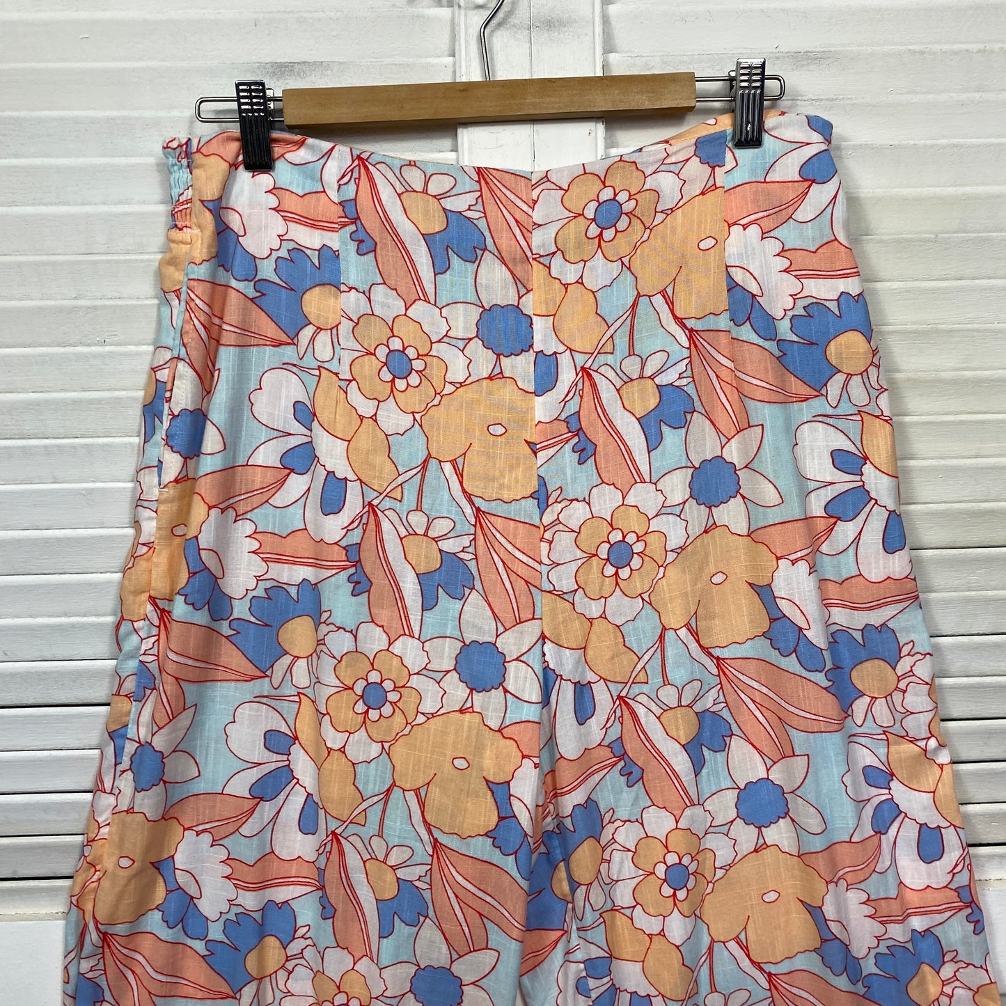 Roxy Pants Size 14 Multicoloured Floral Pockets