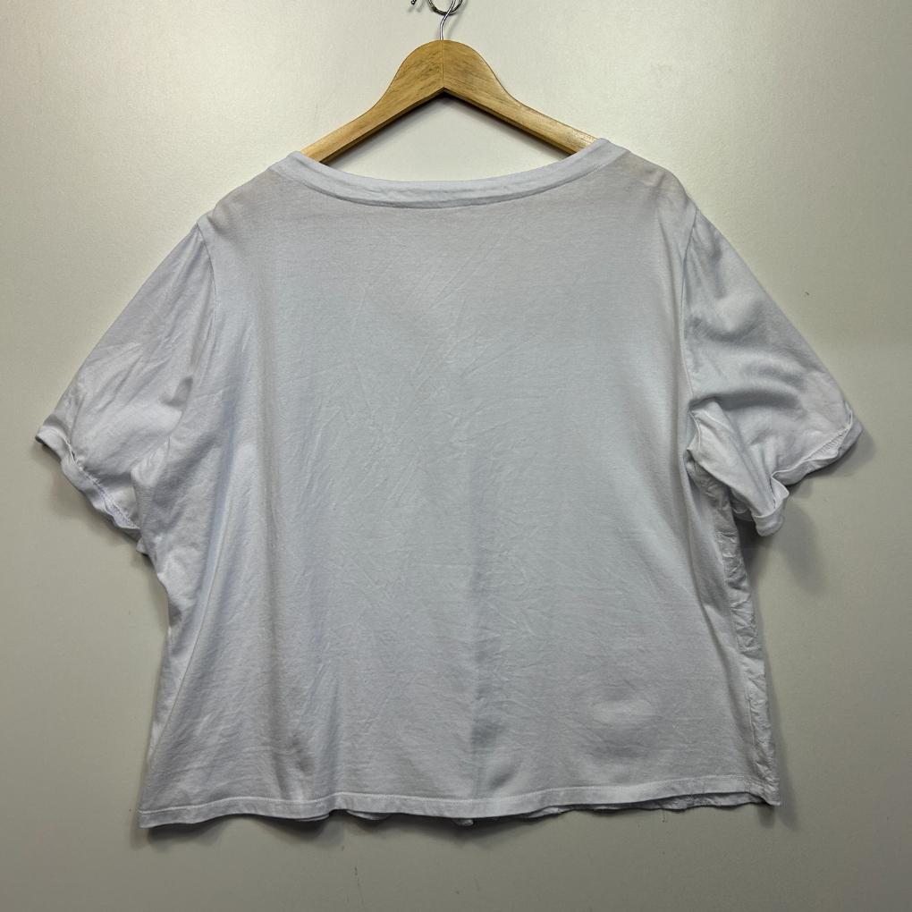 W.Lane White Cotton Top - Size 16/18