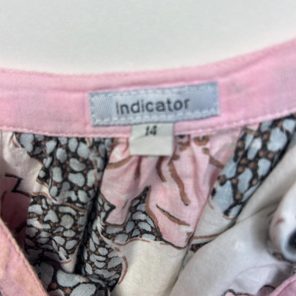 Indicator Pink Cotton Top - Size 14