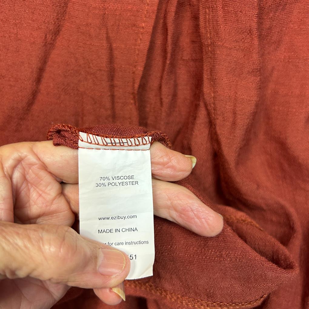 Sara Rust Top - Size 16