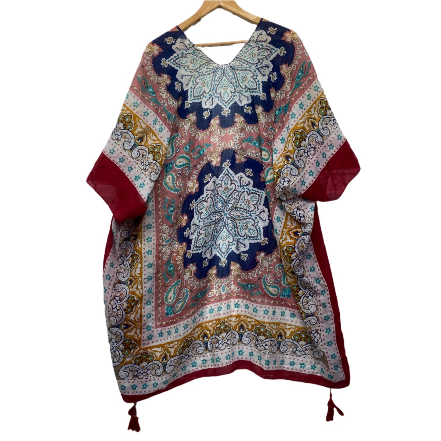 Duster Jacket Top One Size (fit up to 26) Multicoloured Swim Cover Up Boho