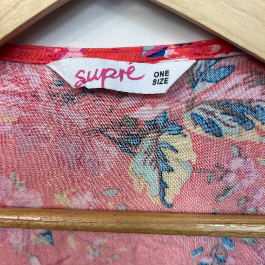 Supre Coral Kimono - One Size