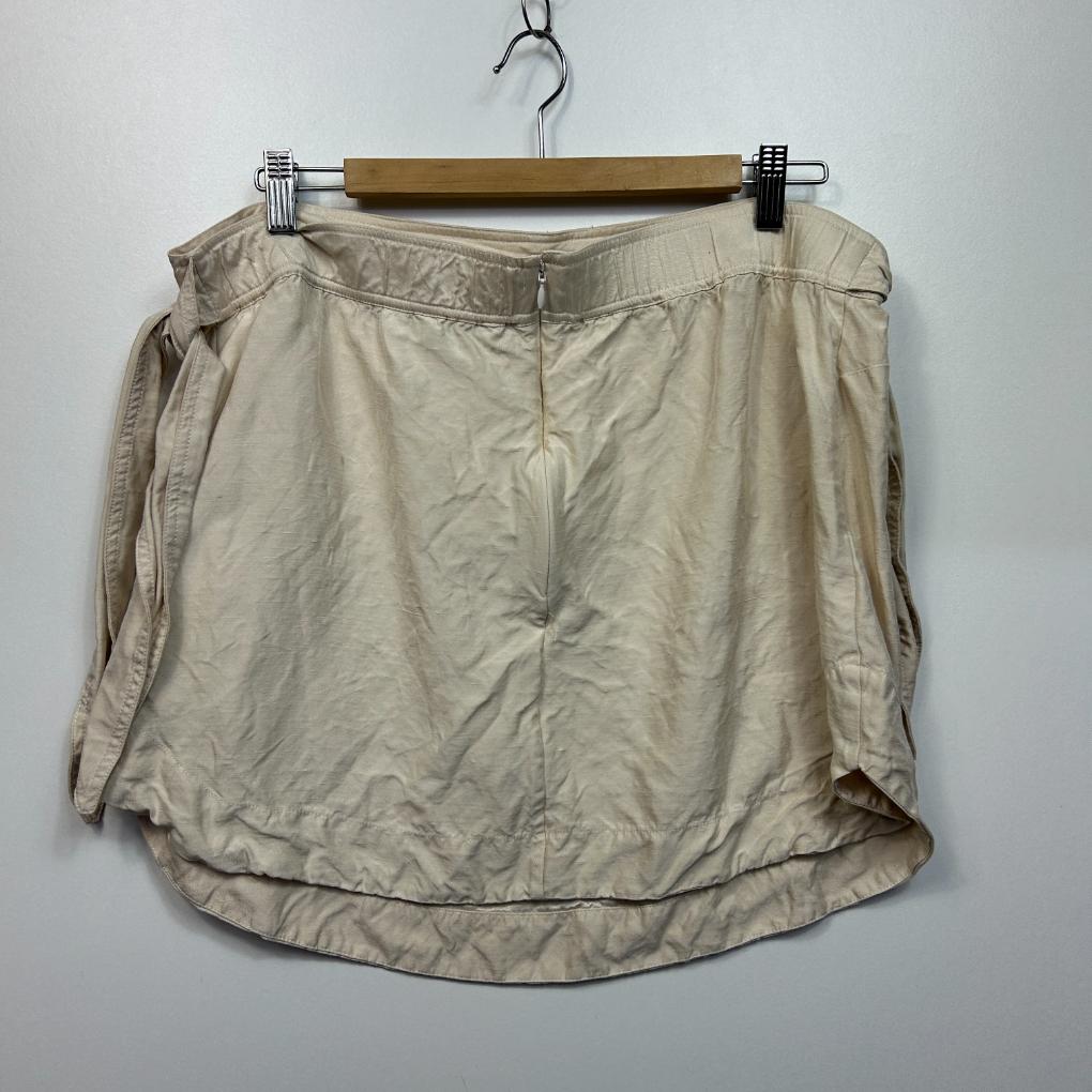 Country Road Cream Linen Skirt - Size 16