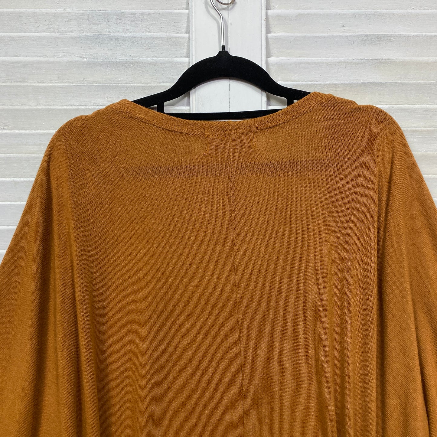 Freez Shrug Top Size L XL Tan Long Sleeve