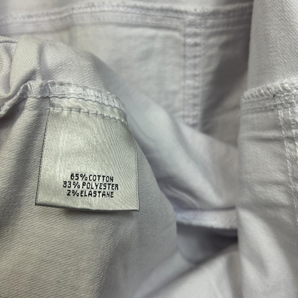Autograph White Cropped Denim Jacket - Size 26