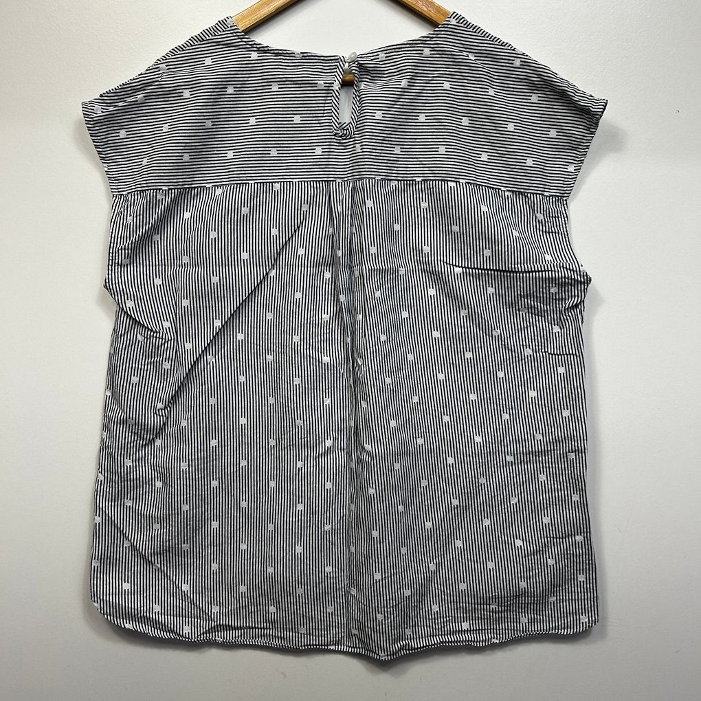 Target Collection Navy Linen Top - Size 18