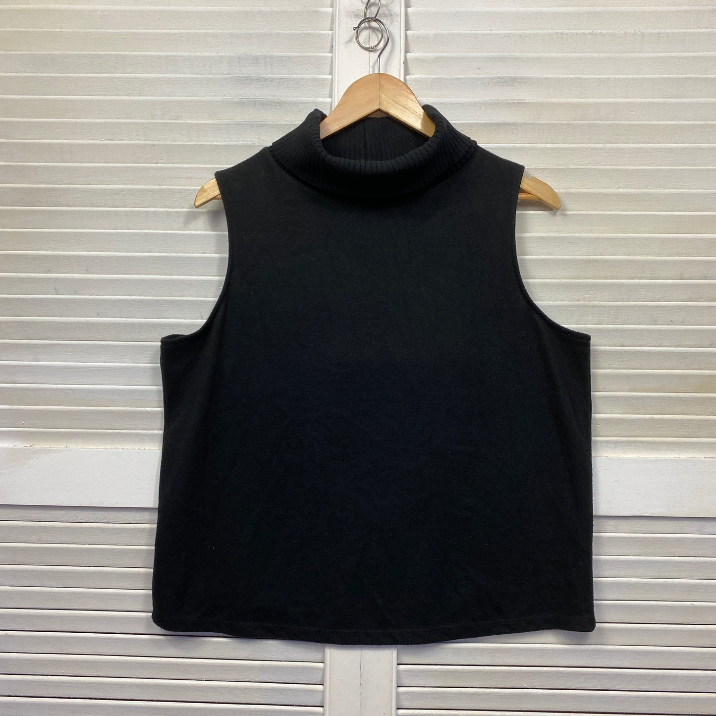 Anko Top Size 16 Sleeveless Tank Knit Turtleneck