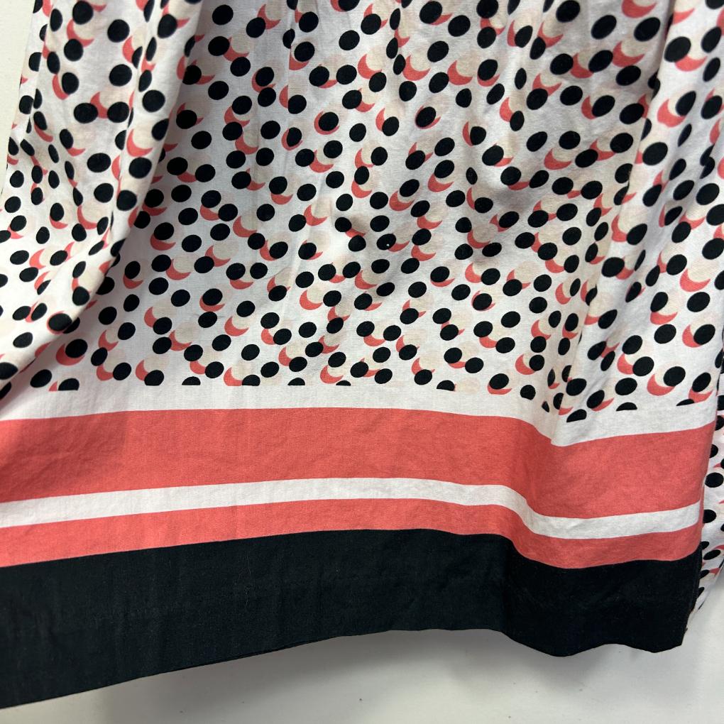 Jacqui E Multicoloured Cotton Dress - Size 18