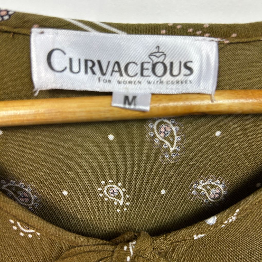Curvaceous Khaki Maxi Dress - Size 18/M