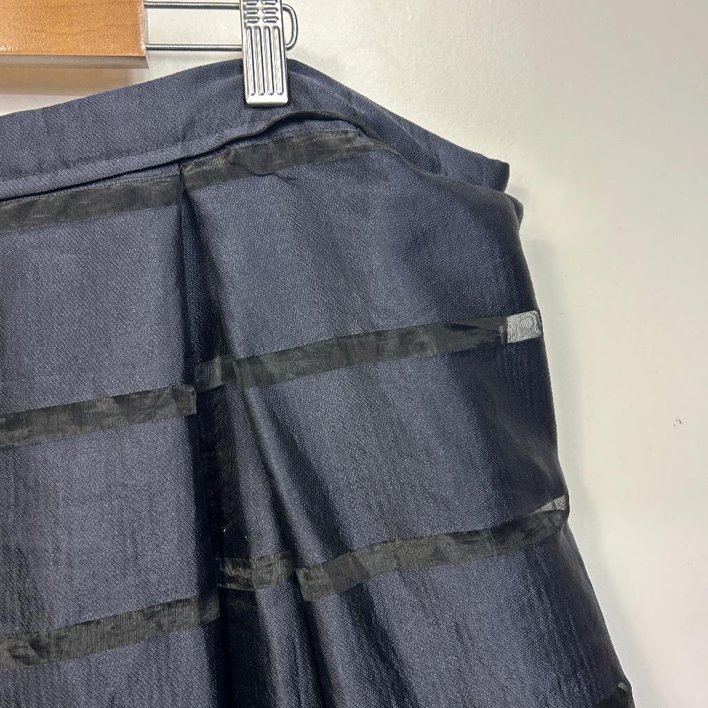 Handmade Navy Cocktail Skirt - Size 20/22