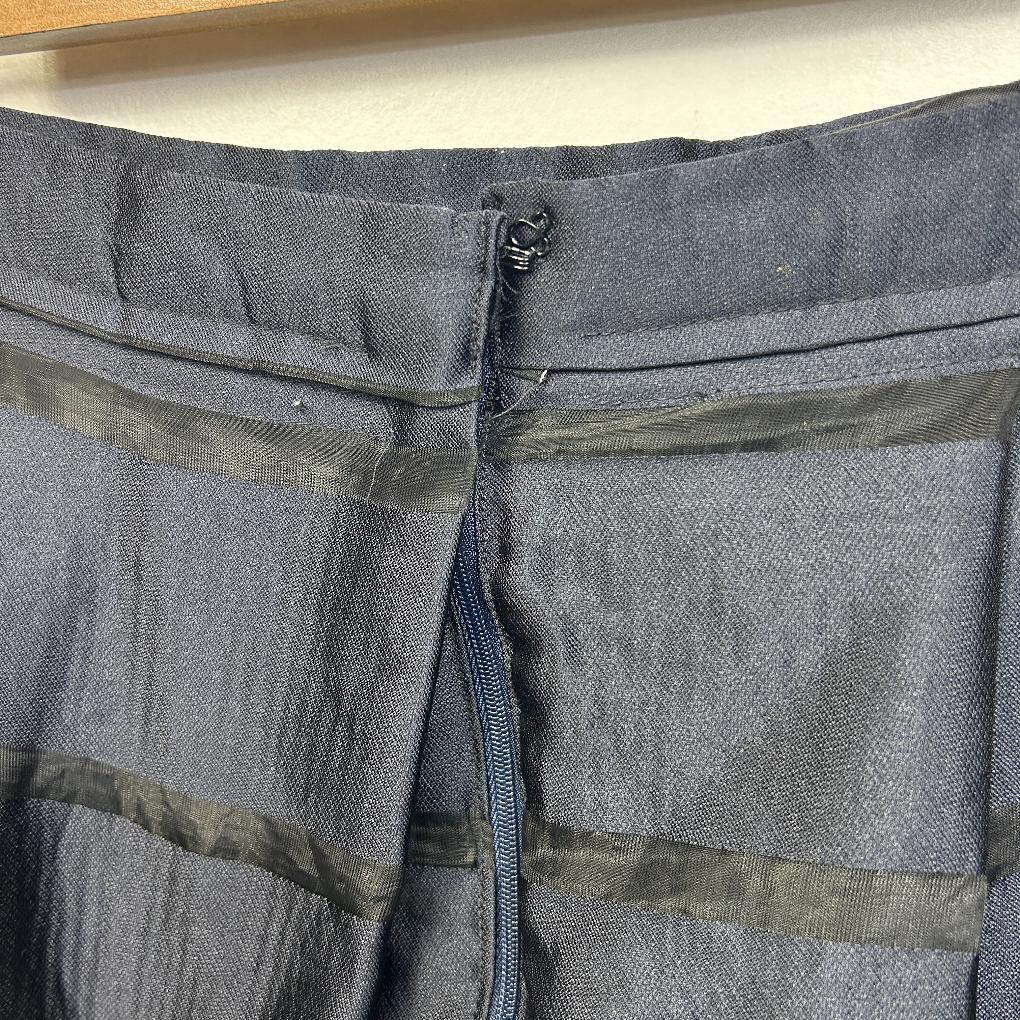 Handmade Navy Cocktail Skirt - Size 20/22