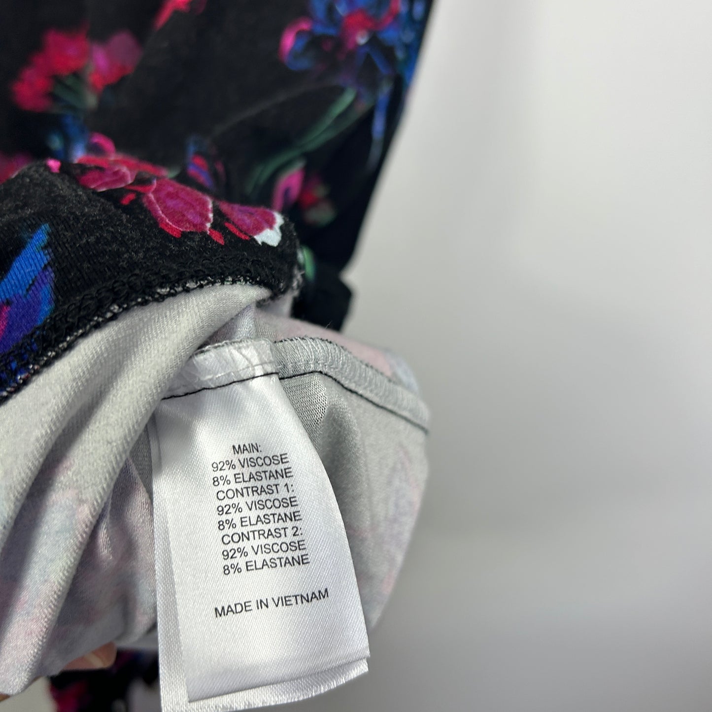 Taking Shape Pretty Basic Black Floral Dress - Size 14/XS