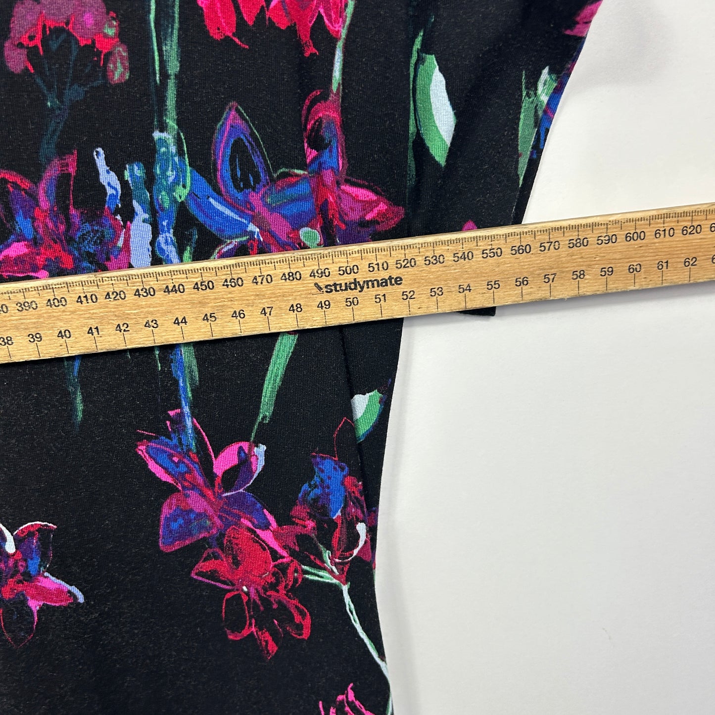 Taking Shape Pretty Basic Black Floral Dress - Size 14/XS