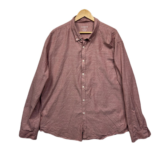 Connor Shirt Mens 3XL Long Sleeve Pink Cotton