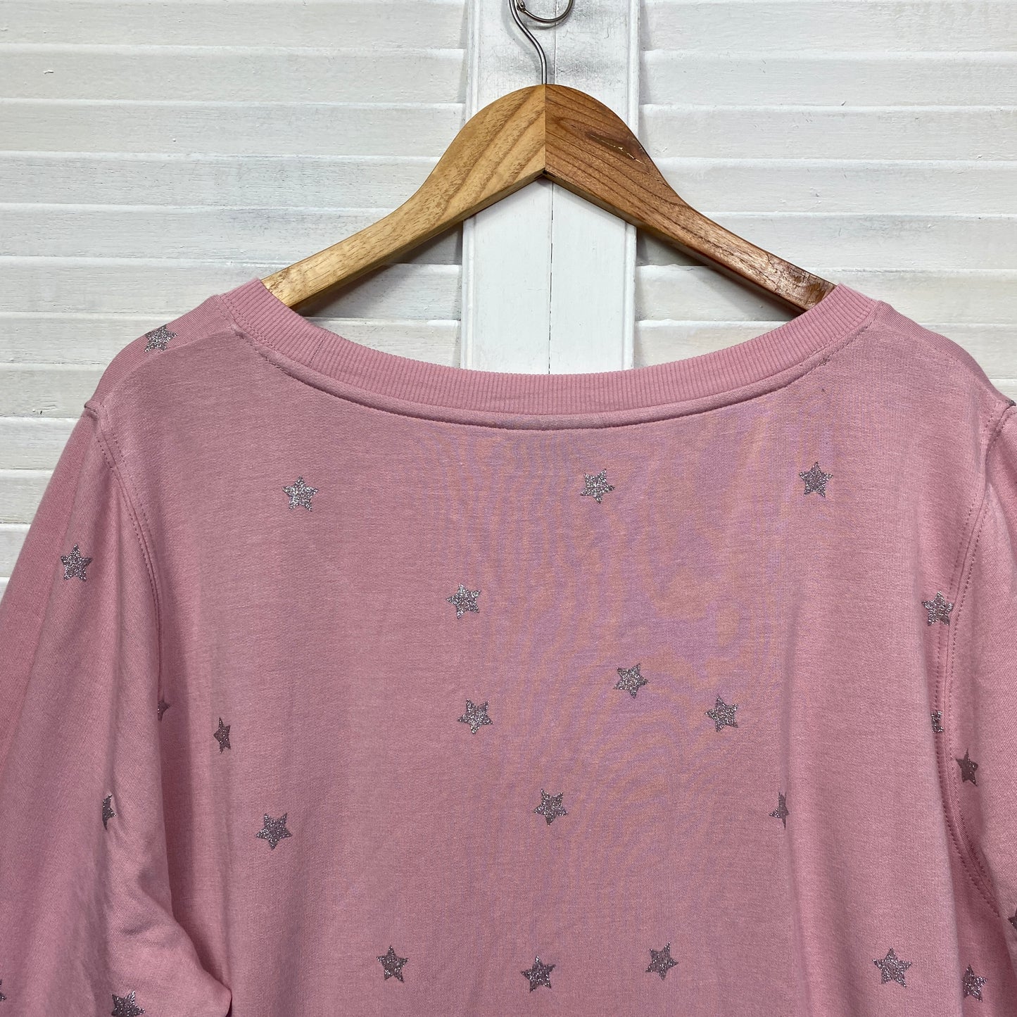 Autograph Jumper Size 18 Plus Pink Stars Long Sleeve