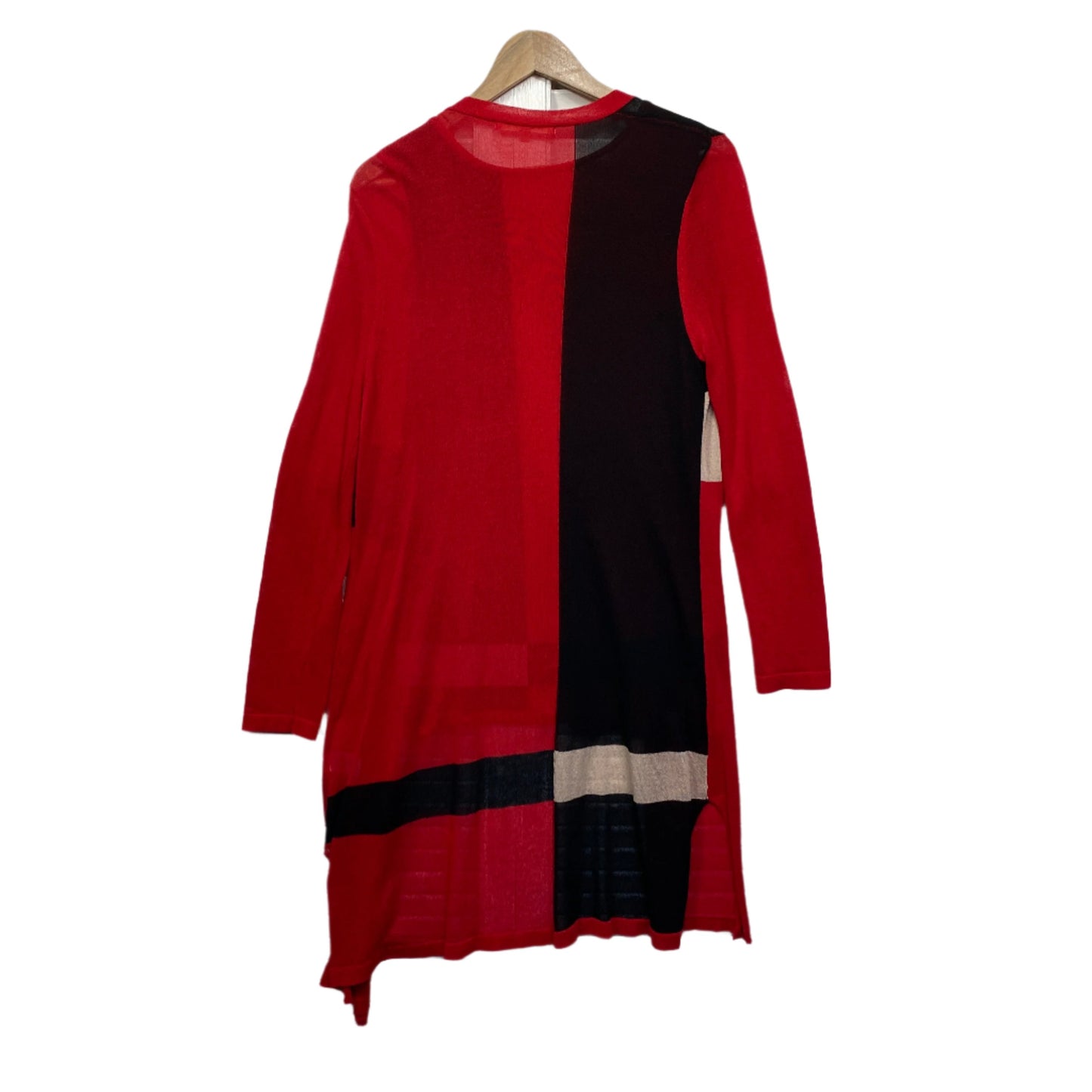 Noni B Top Set Size 14 Large Red Knit Long Sleeve