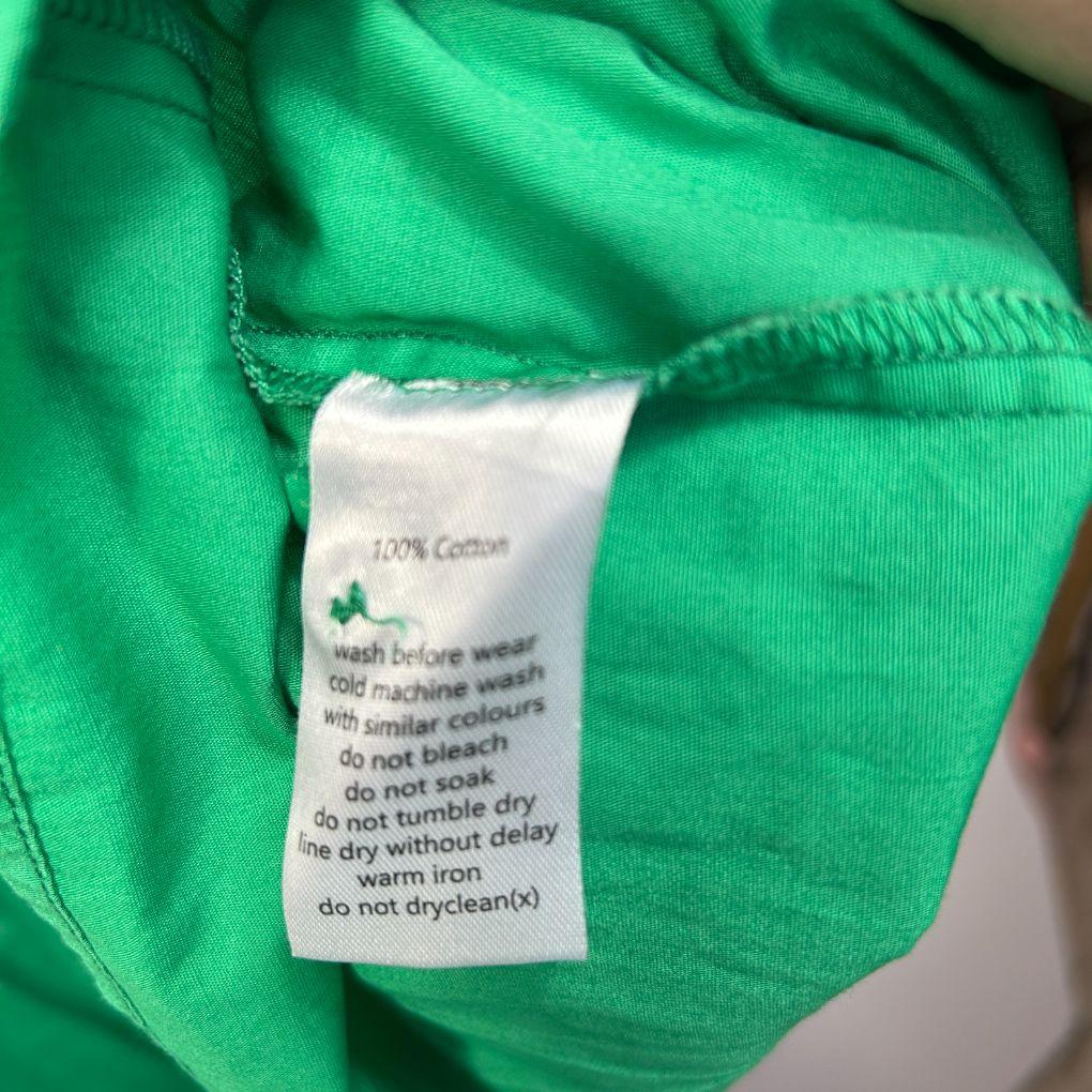 Atmos&Here Green Cotton Dress or Top - Size 18