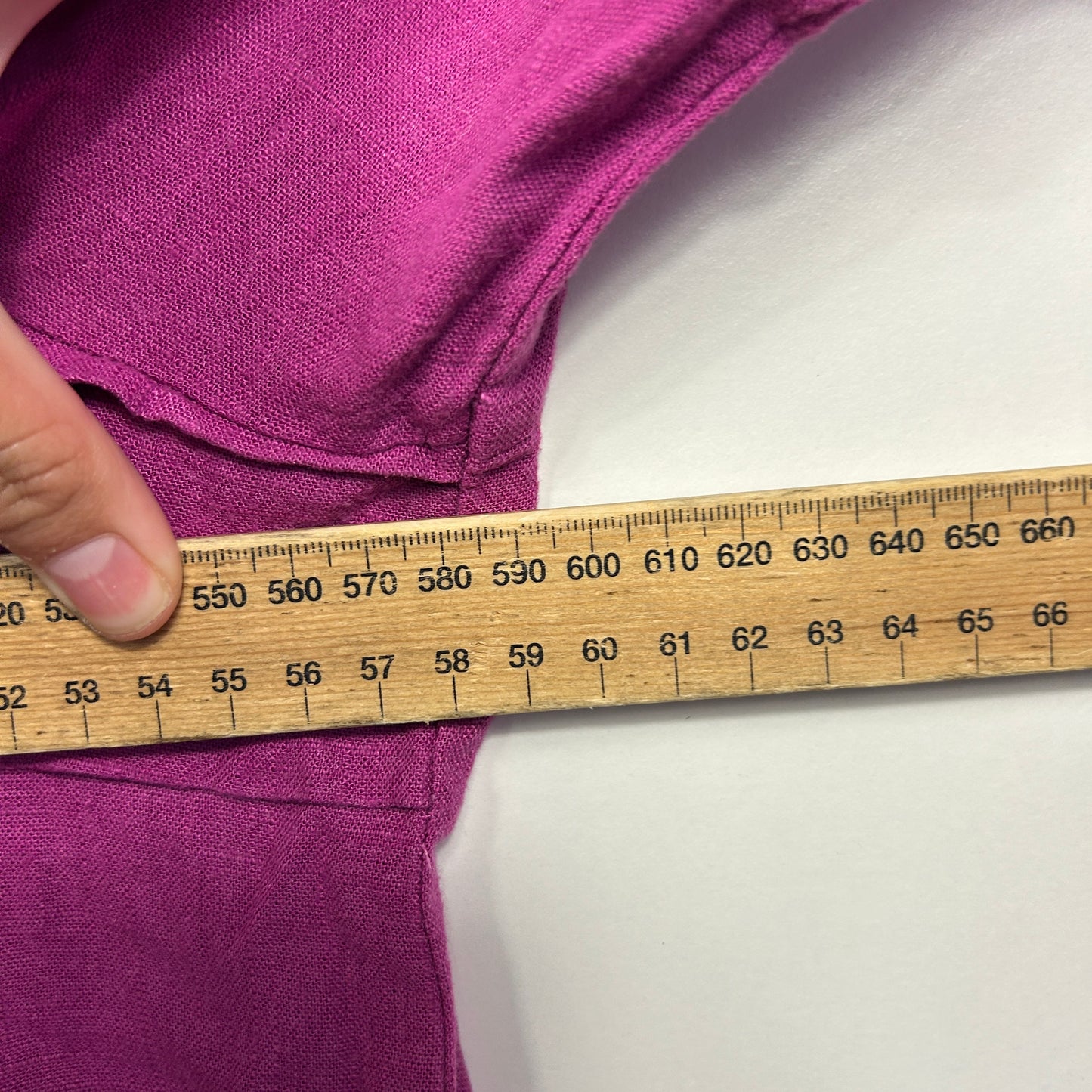 Katies Pink Linen Blend Top - Size 16