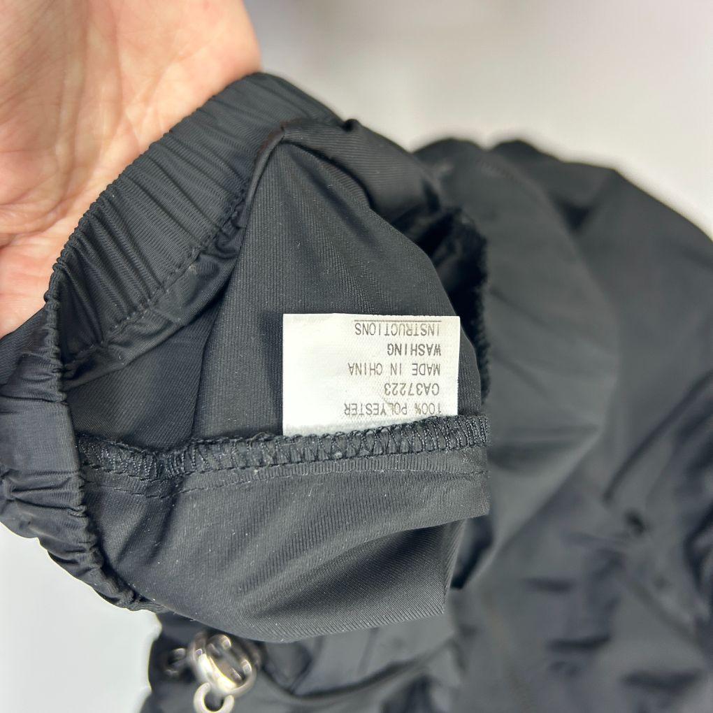 Whispers Zip Up Black Vest - Size L