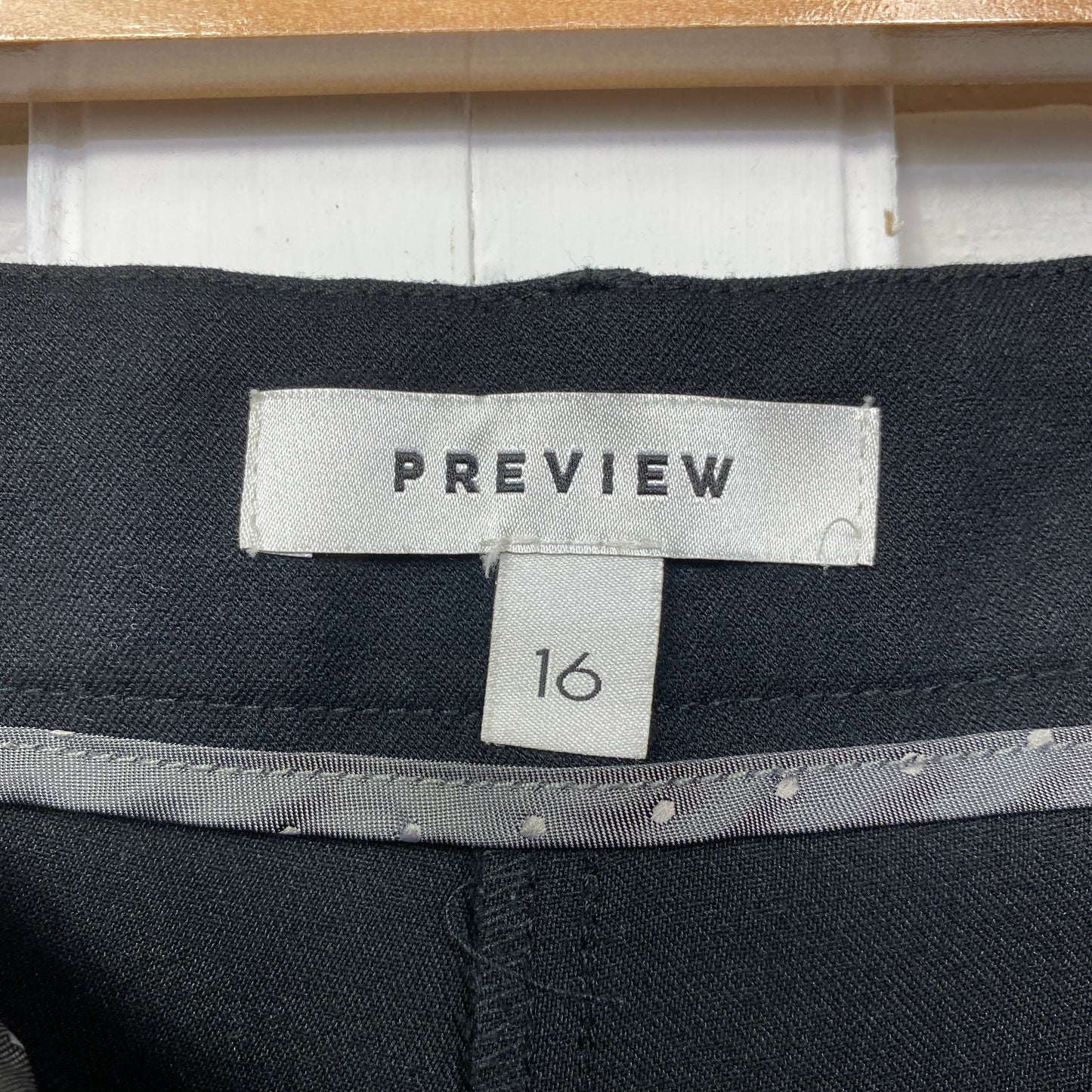 Preview Pants Size 16 Plus Black Pockets Office Workwear