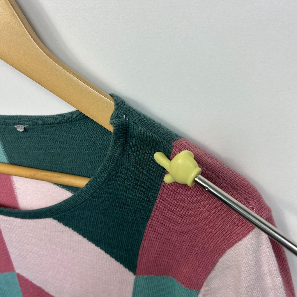 Yarra Trail Multicoloured Wool Cotton Jumper - Size 14/16