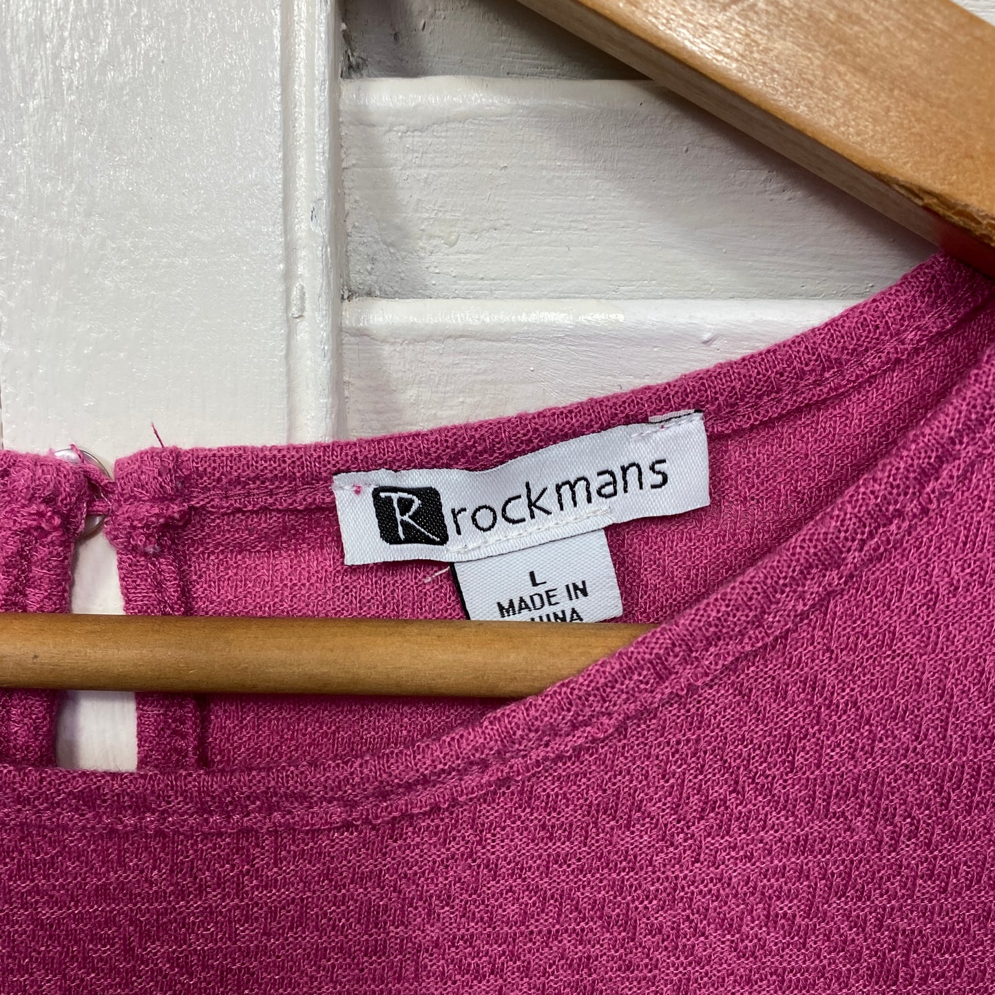 Rockmans Top Size 14 Large Pink Sleeveless