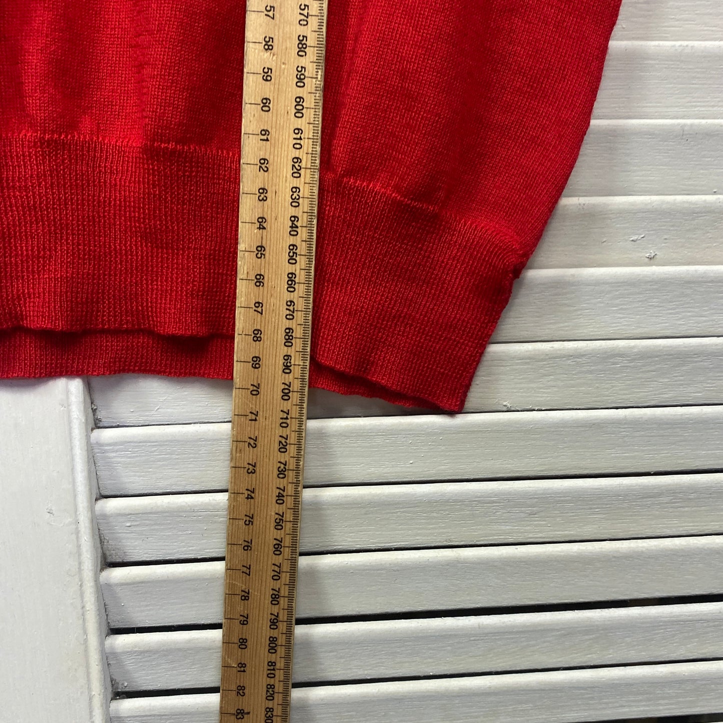 Capture Jumper Size XL Red Long Sleeve Wool Blend Lightweight