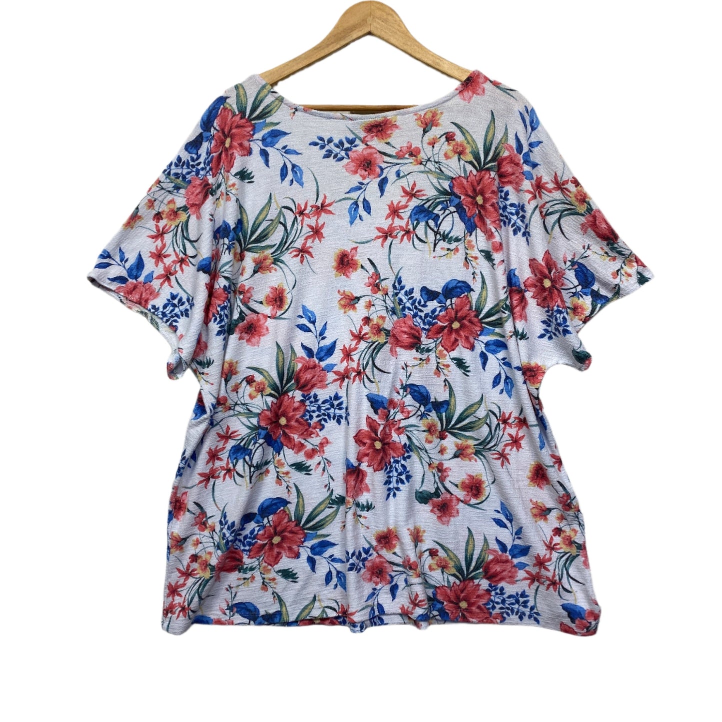 Autograph Top Size 18 Short Sleeve Floral