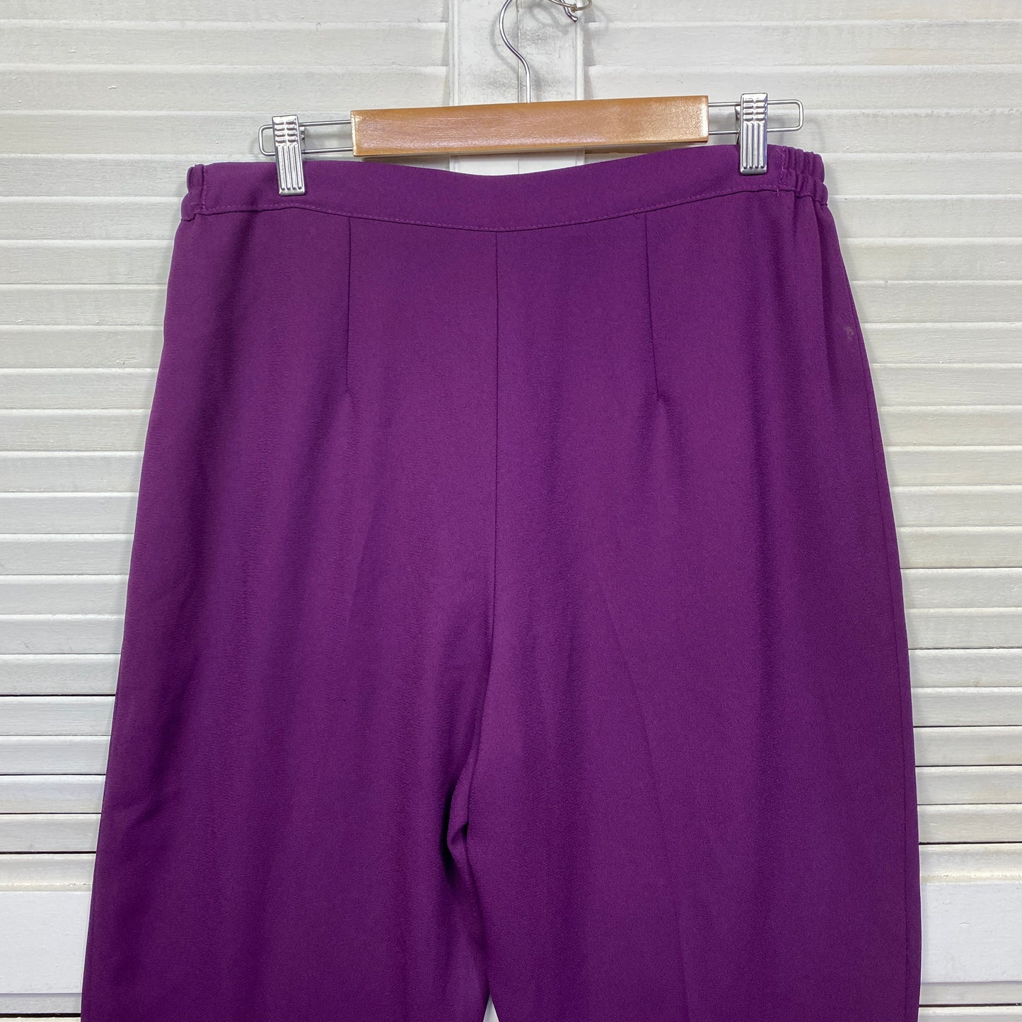 Vintage Purple Pants Size 14 16 18 Pleated Made in Australia