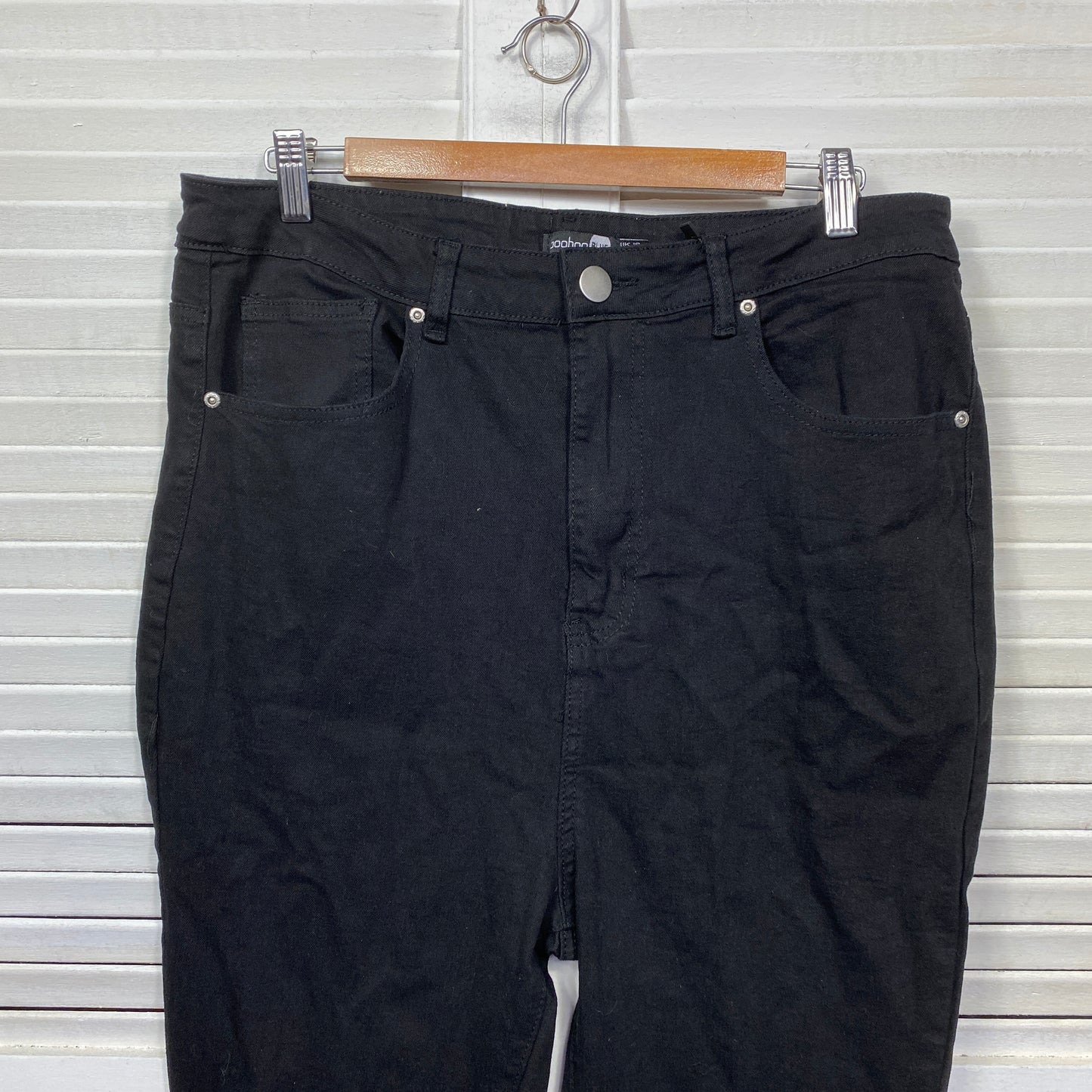 Boohoo Jeans Size 18 Plus Black Denim Pockets