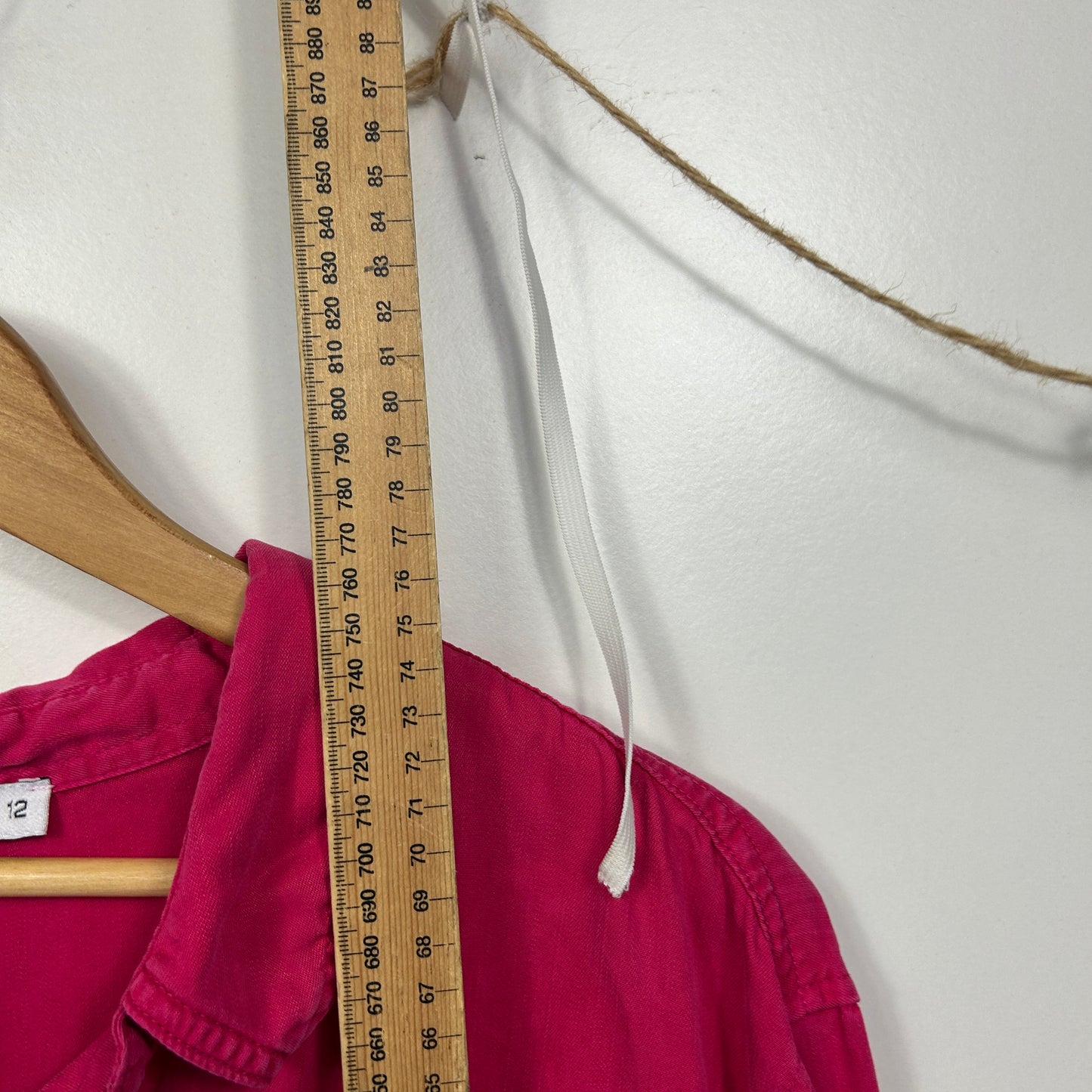 Just Jeans Pink Button Up Shirt - Size 12