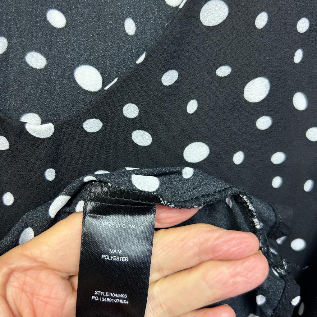 Beme Black Spot Top - Size 18