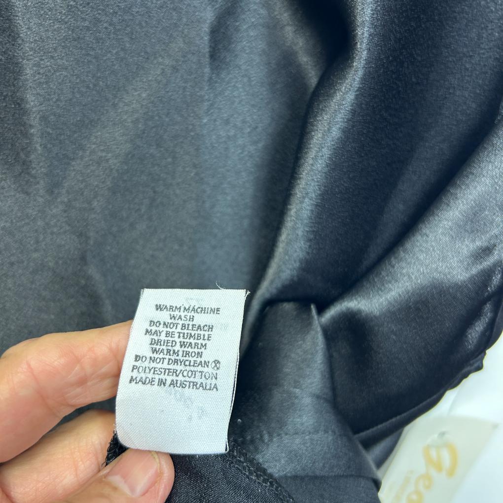 George's Black Slip Top - Size 22
