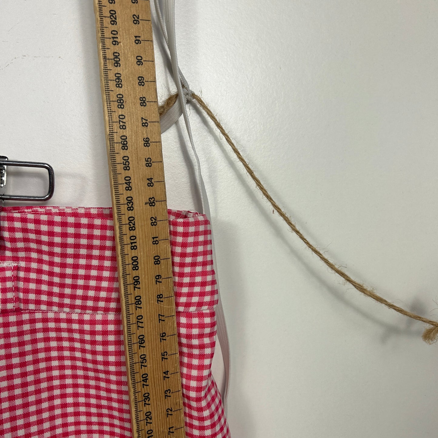 Vintage Cottagecore Miller's Pink Gingham Capri Pants - Size 16