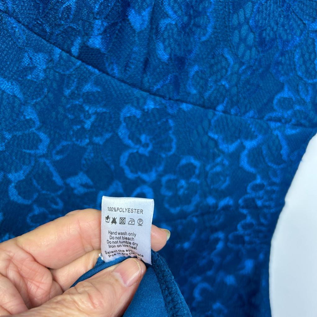 Truly You Blue Lace Dress - Size 20