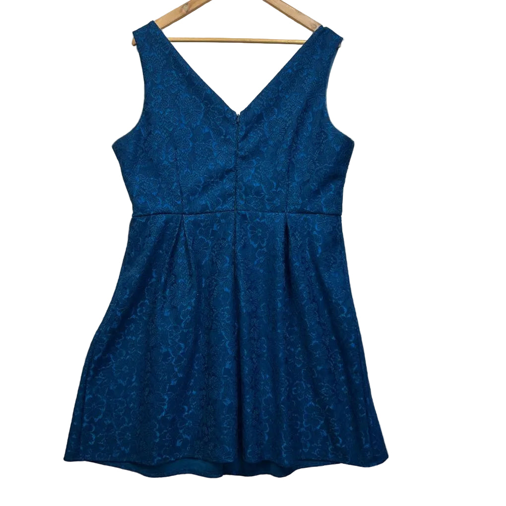 Truly You Blue Lace Dress - Size 20