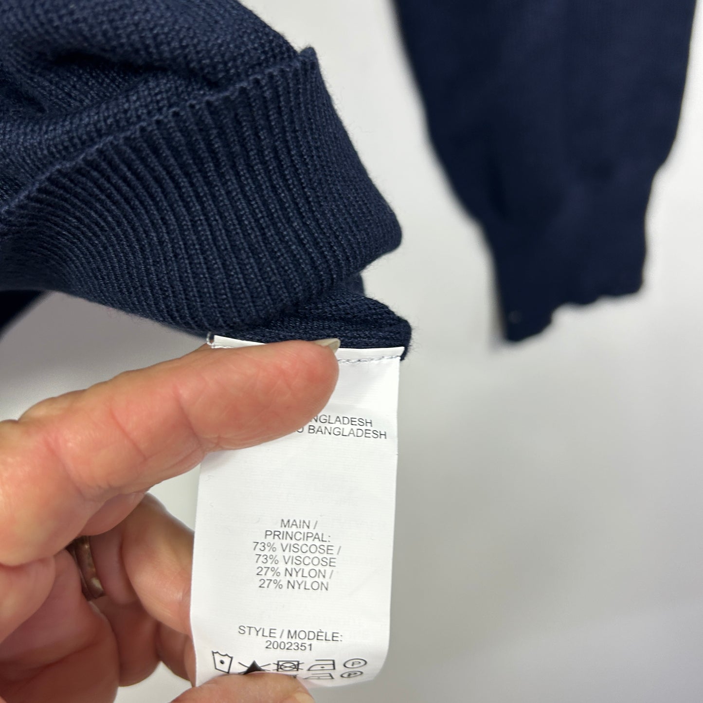 Millers Navy Turtleneck Sweater - Size 12/M