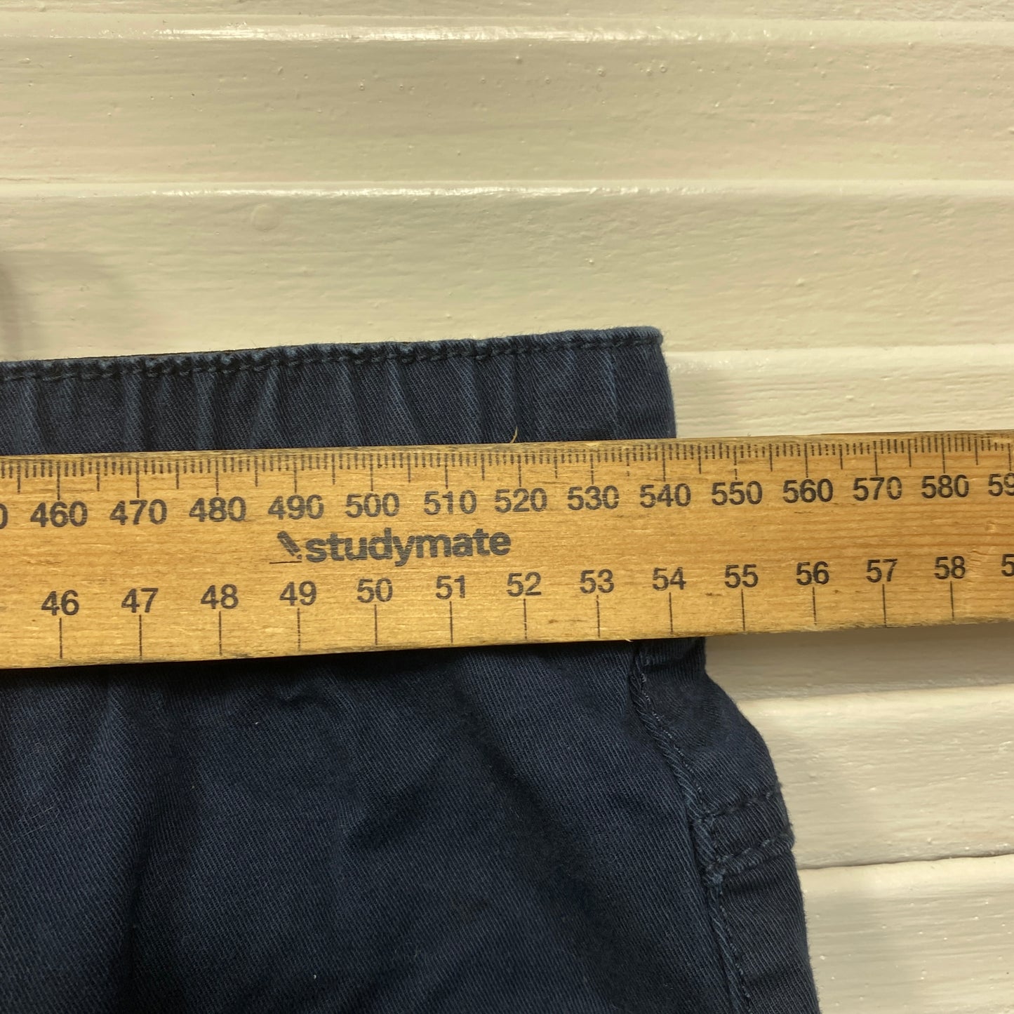 Nouvelle Pants Size 24 Blue Elastic Waist