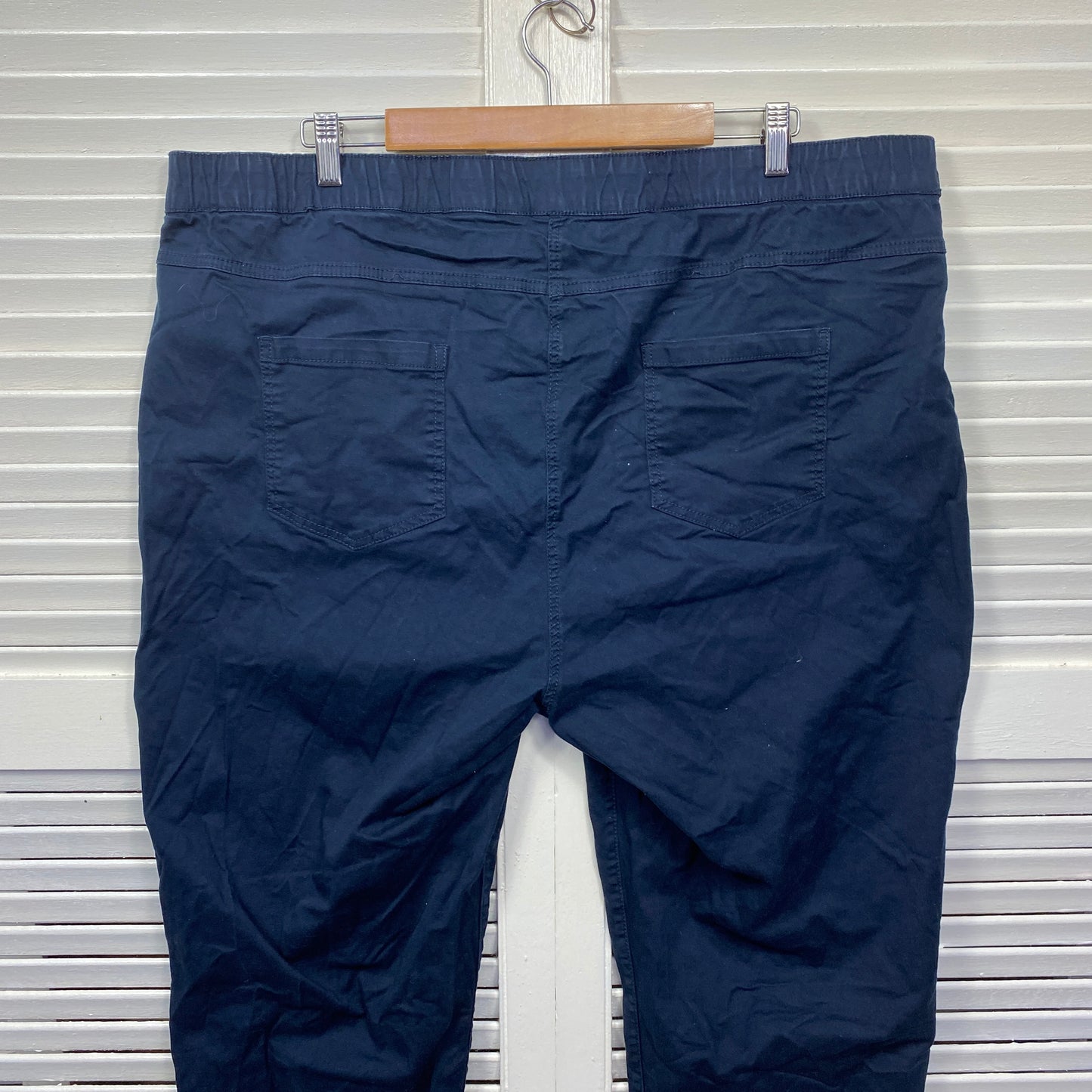 Nouvelle Pants Size 24 Blue Elastic Waist