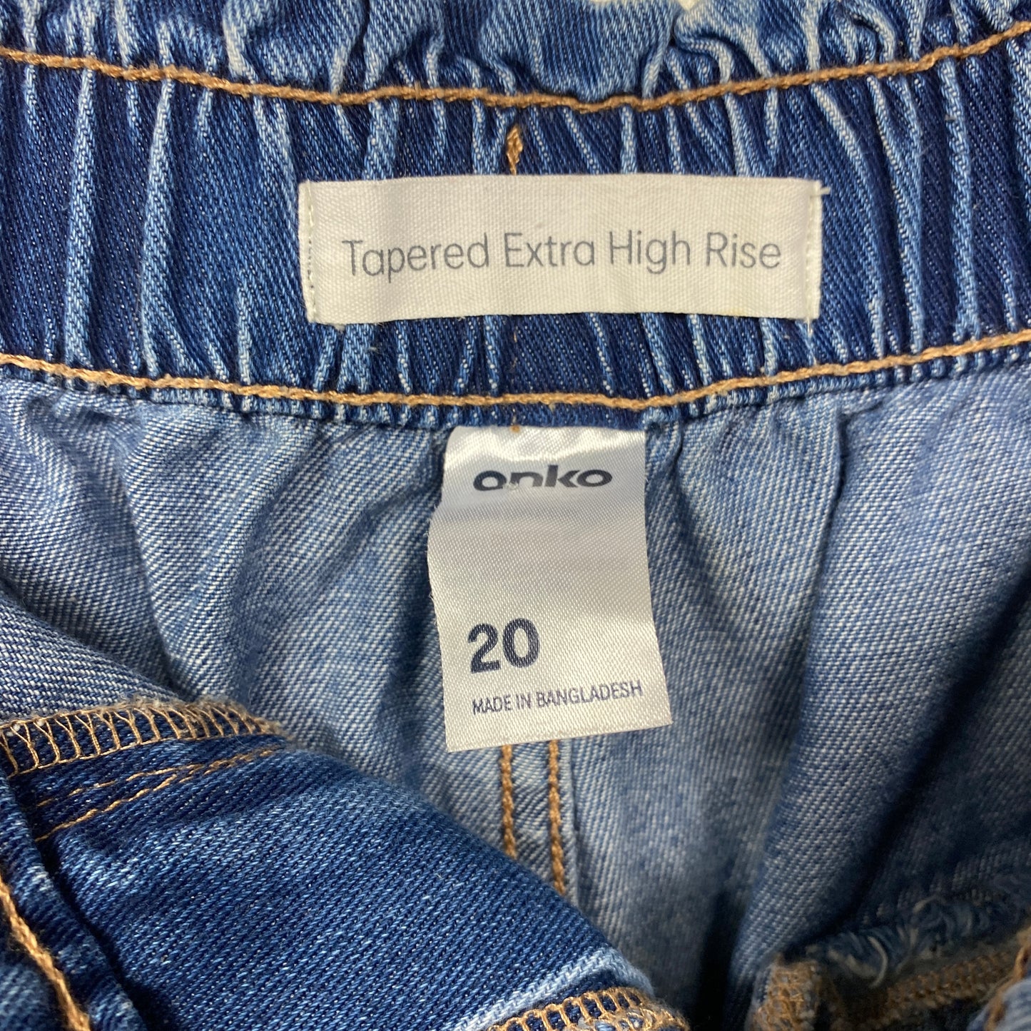 Anko Jeans Size 20 Tapered Extra High Rise Denim